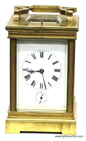 FRENCH REPEATER CARRIAGE CLOCK