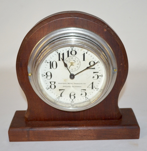 Antique Ansonia Advertising Alarm Clock