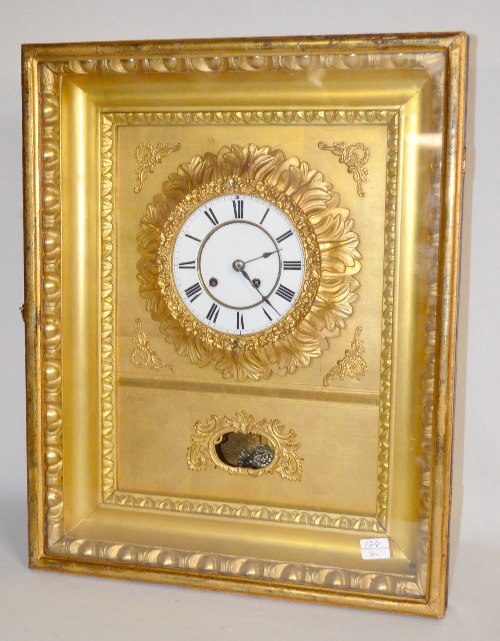 Antique Picture Frame T & S Clock