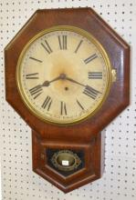 Antique Ansonia Octagon Short Drop Clock