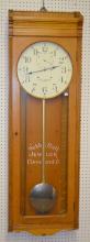 Antique Howard #89 Ball Standard Oak Regulator Wall Clock