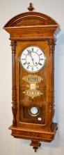 Antique Vienna Regulator Clock with Calendar