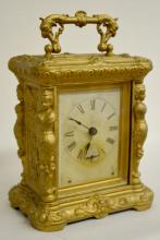 Antique Ansonia Metal Novelty Clock with Seconds Bit