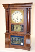 Antique M.W. Atkins Split Column 1/2 Size Shelf Clock