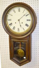 Antique “Regulator A” Walnut Long Drop Clock