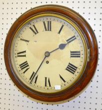 Antique Walnut TO Fusee Wall Clock