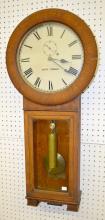 Antique Seth Thomas Office #2 Oak Wall Regulator