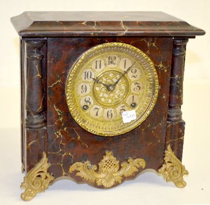 Gilbert Marbleized Mantel Clock