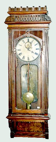 Walnut Gilbert No. 11 Regulator Clock, Variant