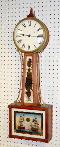 American Weight-Driven Banjo Clock