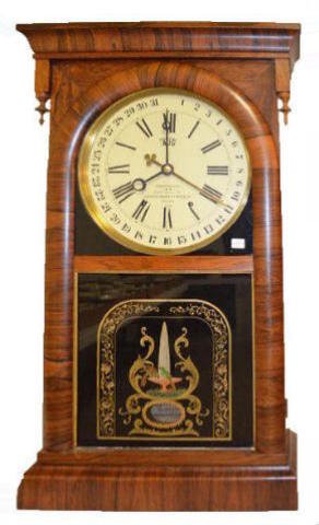 Ansonia Brass & Copper Calendar Clock