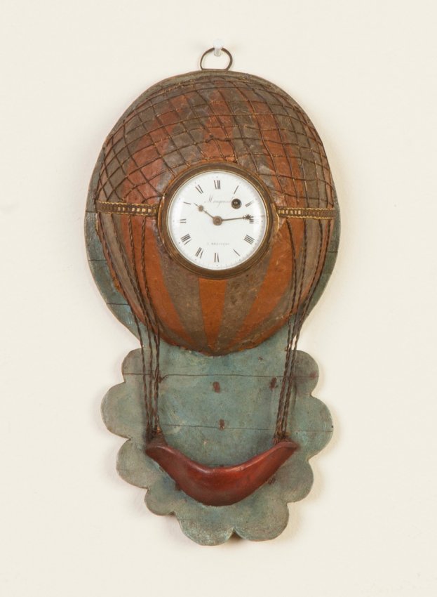 Unusual French Hot Air Balloon Clock