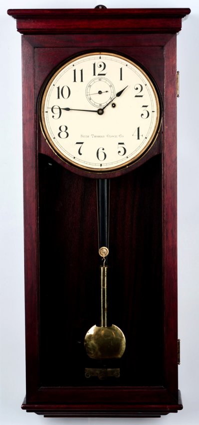 SETH THOMAS ONE WEIGHT REGULATOR NO. 4 WALL CLOCK