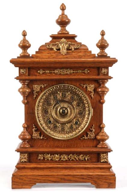 AN ANSONIA ‘CABINET A’ REPRODUCTION MANTEL CLOCK