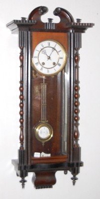 Ornate Antique R.A. Spring Wound Wall Clock