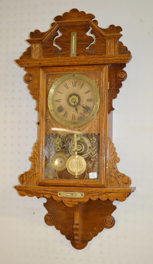 Antique Seth Thomas Hanging Kitchen Clock