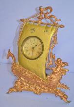 Antique Ansonia Novelty No. 803 Ship Clock