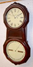 Antique Seth Thomas Office No. 1 Calendar Wall Clock