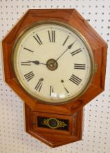 Antique Jerome Octagon Drop Clock