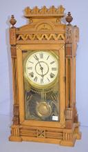 Antique Gilbert “Dacca” Oak Kitchen Clock