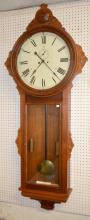 Large Antique Ansonia “General” 2 Weight Wall Clock