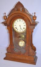 Antique G. Jones “Egyptian” Walnut Parlor Clock