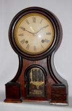 Antique Balloon Clock with 3 Tube Pendulum