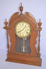 Antique “Monogram Variant” Walnut Clock