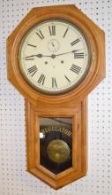 Antique Ansonia Long Drop Schoolhouse Clock