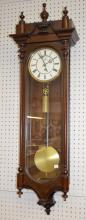 Antique 1 Weight Vienna Regulator Clock