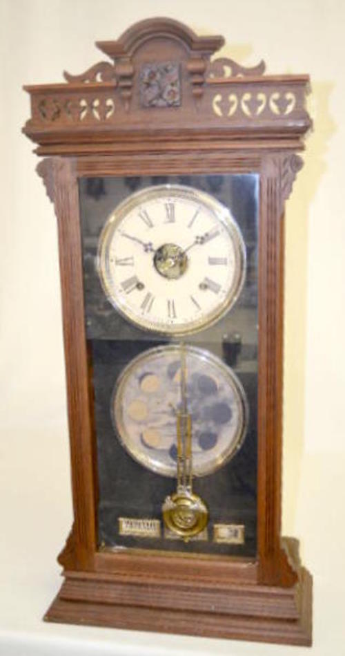 Walnut Macomb Moon Phase Calendar Clock