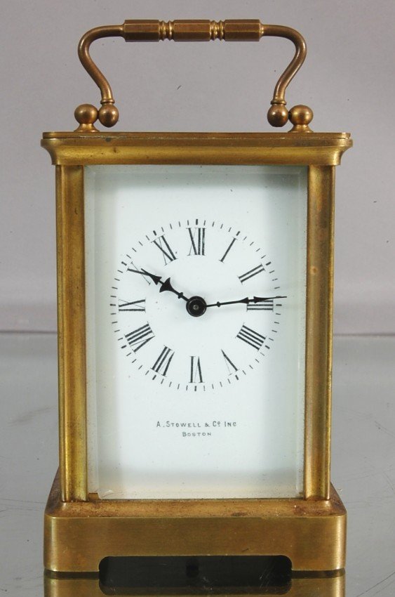 French Carriage Clock with Original Carrying Case