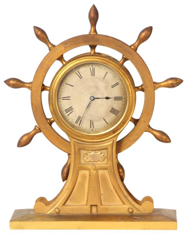 English Elliott Ship’s Clock with Sweep