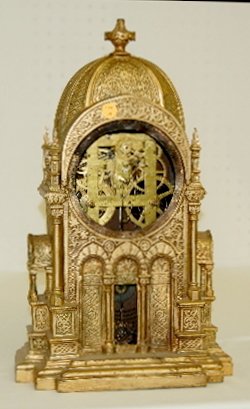 E.N. Welch “Mosque” Metal Mantel Clock, T & S