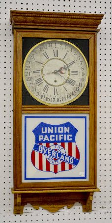 Gilbert “Union Pacific” Oak Store Regulator Clock