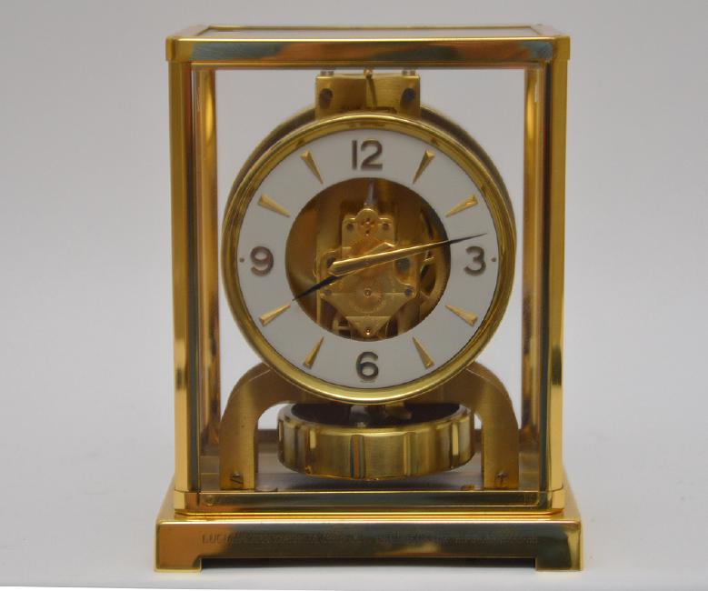 LeCoultre Atmos Clock.   With commemorative  plaque. Ht