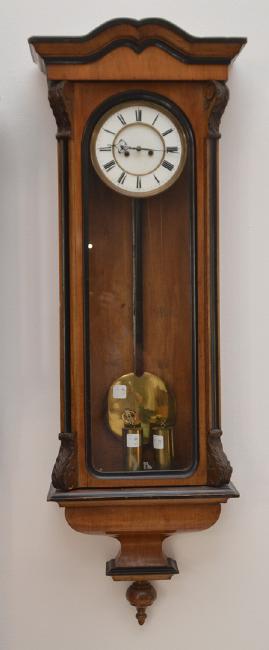 Regulator Wall Clock with 2 weight time and strike