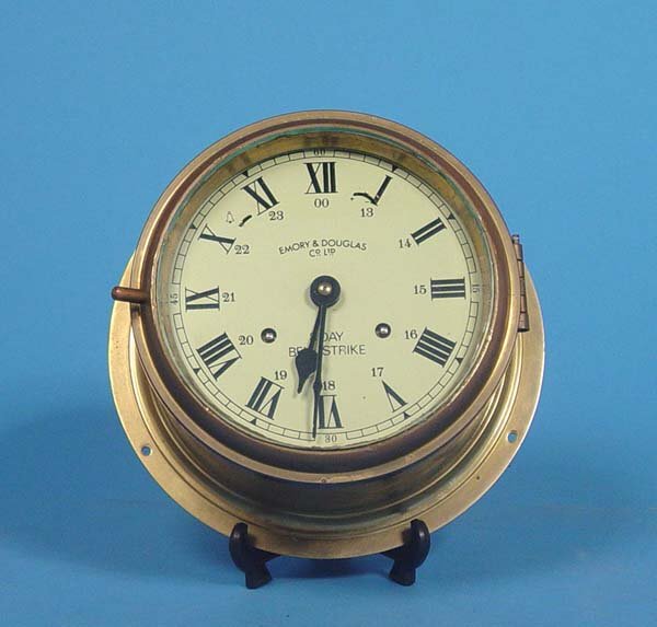 English Ships Bell Clock