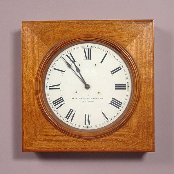 Large Self Winding Gallery Wall Clock