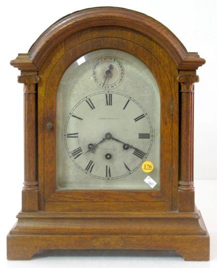 Gustav Becker Oak Chime Clock