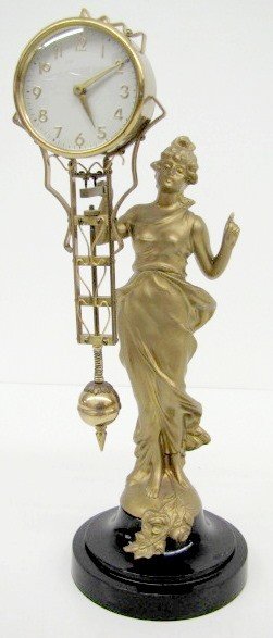 Japan Diana Figural Mystery Clock