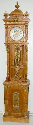 Oak Ansonia “Antique” Tall Case Clock