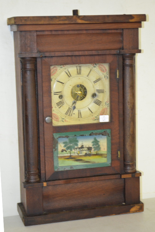 Antique Seth Thomas 1/2 Size Split Column Shelf Clock