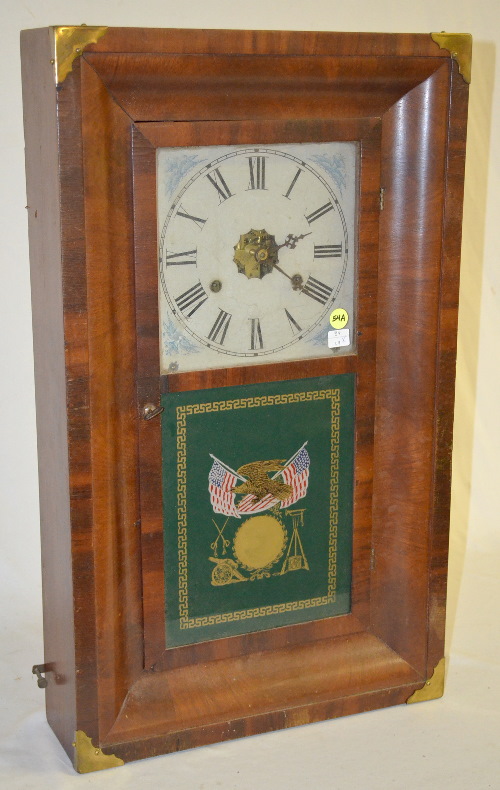 Antique William Gilbert OG Weight Driven Shelf Clock