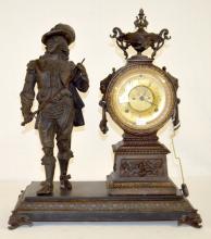 Antique Ansonia “Don Juan” Statue Clock