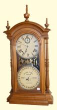 Antique Southern Fashion No. 4 Double Dial Calendar Clock