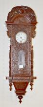 Contemporary Mini Carved Vienna Regulator Clock