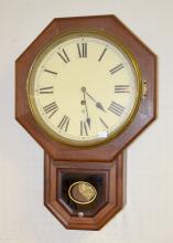 Antique Waterbury Short Drop Wall Clock