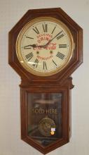 Coca Cola Advertising Long Drop School House Wall Clock