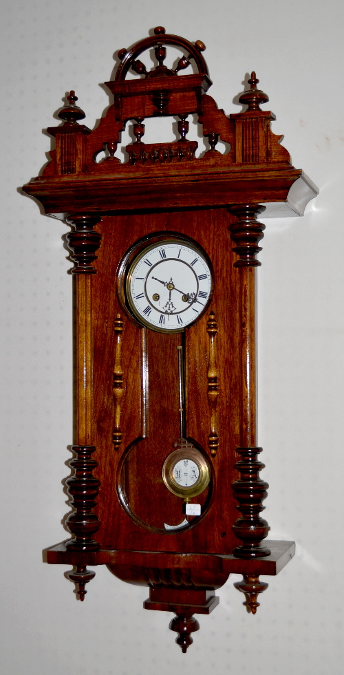 Antique German Keyhole RA Wall Clock